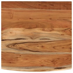 vidaXL Tablero cuadrado madera maciza acacia borde vivo 80x80x2,5 cm
