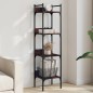vidaXL Librería de 4 estantes madera roble marrón 35x30x138,5 cm vidaXL Librería de 4 estantes madera roble marrón 35x30x138,5 cm