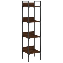 vidaXL Librería de 4 estantes madera roble marrón 35x30x138,5 cm