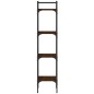 vidaXL Librería de 4 estantes madera roble marrón 35x30x138,5 cm vidaXL Librería de 4 estantes madera roble marrón 35x30x138,5 cm