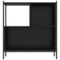 vidaXL Estantería madera de ingeniería negro 72x28x77,5 cm vidaXL Estantería madera de ingeniería negro 72x28x77,5 cm