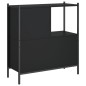 vidaXL Estantería madera de ingeniería negro 72x28x77,5 cm vidaXL Estantería madera de ingeniería negro 72x28x77,5 cm