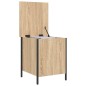 vidaXL Banco almacenaje madera ingeniería roble Sonoma 40x42,5x50 cm vidaXL Banco almacenaje madera ingeniería roble Sonoma 40x42,5x50 cm