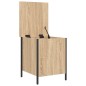 vidaXL Banco almacenaje madera ingeniería roble Sonoma 40x42,5x50 cm vidaXL Banco almacenaje madera ingeniería roble Sonoma 40x42,5x50 cm