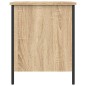 vidaXL Banco almacenaje madera ingeniería roble Sonoma 40x42,5x50 cm vidaXL Banco almacenaje madera ingeniería roble Sonoma 40x42,5x50 cm