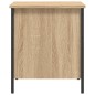 vidaXL Banco almacenaje madera ingeniería roble Sonoma 40x42,5x50 cm vidaXL Banco almacenaje madera ingeniería roble Sonoma 40x42,5x50 cm
