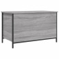 vidaXL Banco de almacenaje madera ingeniería gris Sonoma 80x42,5x50 cm vidaXL Banco de almacenaje madera ingeniería gris Sonoma 80x42,5x50 cm