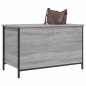 vidaXL Banco de almacenaje madera ingeniería gris Sonoma 80x42,5x50 cm vidaXL Banco de almacenaje madera ingeniería gris Sonoma 80x42,5x50 cm