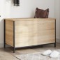 vidaXL Banco almacenaje madera ingeniería roble Sonoma 80x42,5x50 cm vidaXL Banco almacenaje madera ingeniería roble Sonoma 80x42,5x50 cm