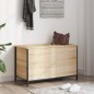 vidaXL Banco almacenaje madera ingeniería roble Sonoma 80x42,5x50 cm vidaXL Banco almacenaje madera ingeniería roble Sonoma 80x42,5x50 cm