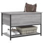 vidaXL Banco de almacenaje madera ingeniería gris Sonoma 70x42,5x47 cm vidaXL Banco de almacenaje madera ingeniería gris Sonoma 70x42,5x47 cm
