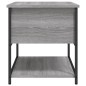 vidaXL Banco de almacenaje madera ingeniería gris Sonoma 70x42,5x47 cm vidaXL Banco de almacenaje madera ingeniería gris Sonoma 70x42,5x47 cm