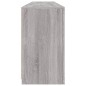 vidaXL Aparador con luces LED gris Sonoma 164x37x67 cm vidaXL Aparador con luces LED gris Sonoma 164x37x67 cm