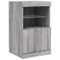 vidaXL Aparador con luces LED gris Sonoma 164x37x67 cm vidaXL Aparador con luces LED gris Sonoma 164x37x67 cm