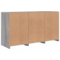 vidaXL Aparador con luces LED gris Sonoma 123x37x67 cm vidaXL Aparador con luces LED gris Sonoma 123x37x67 cm