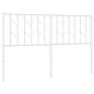 vidaXL Cabecero de metal blanco 140 cm vidaXL Cabecero de metal blanco 140 cm