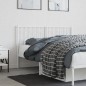 vidaXL Cabecero de metal blanco 140 cm vidaXL Cabecero de metal blanco 140 cm