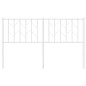 vidaXL Cabecero de metal blanco 140 cm vidaXL Cabecero de metal blanco 140 cm