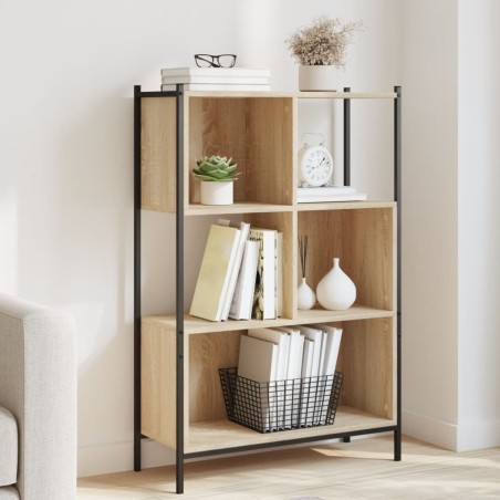 vidaXL Estantería madera de ingeniería roble Sonoma 72x28x109 cm
