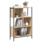 vidaXL Estantería madera de ingeniería roble Sonoma 72x28x109 cm vidaXL Estantería madera de ingeniería roble Sonoma 72x28x109 cm