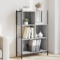 vidaXL Estantería madera de ingeniería gris Sonoma 72x28x109 cm vidaXL Estantería madera de ingeniería gris Sonoma 72x28x109 cm