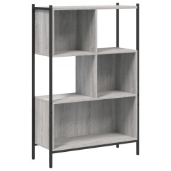 vidaXL Estantería madera de ingeniería gris Sonoma 72x28x109 cm
