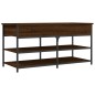 vidaXL Banco zapatero madera de ingeniería marrón roble 100x42,5x50 cm vidaXL Banco zapatero madera de ingeniería marrón roble 100x42,5x50 cm
