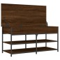 vidaXL Banco zapatero madera de ingeniería marrón roble 100x42,5x50 cm vidaXL Banco zapatero madera de ingeniería marrón roble 100x42,5x50 cm