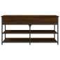 vidaXL Banco zapatero madera de ingeniería marrón roble 100x42,5x50 cm vidaXL Banco zapatero madera de ingeniería marrón roble 100x42,5x50 cm