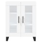 vidaXL Aparador alto madera contrachapada blanco 69,5x34x180 cm vidaXL Aparador alto madera contrachapada blanco 69,5x34x180 cm