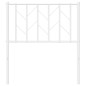 vidaXL Cabecero de metal blanco 75 cm vidaXL Cabecero de metal blanco 75 cm