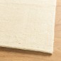 vidaXL Alfombra de pelo corto suave lavable HUARTE crema 140x200 cm vidaXL Alfombra de pelo corto suave lavable HUARTE crema 140x200 cm