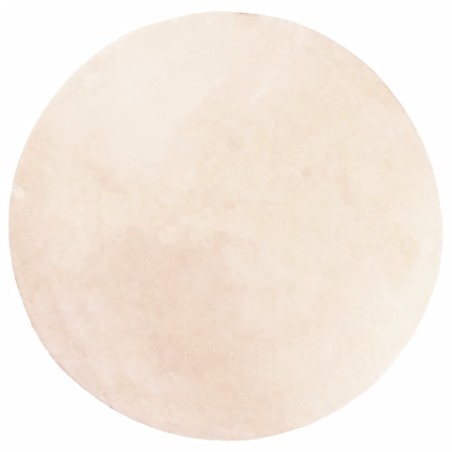 vidaXL Alfombra de pelo corto suave lavable HUARTE beige Ø 160 cm