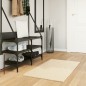 vidaXL Alfombra de pelo corto suave lavable HUARTE crema 60x110 cm vidaXL Alfombra de pelo corto suave lavable HUARTE crema 60x110 cm