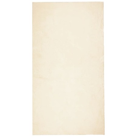 vidaXL Alfombra de pelo corto suave lavable HUARTE crema 60x110 cm