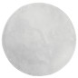 vidaXL Alfombra de pelo corto suave lavable HUARTE gris Ø 100 cm vidaXL Alfombra de pelo corto suave lavable HUARTE gris Ø 100 cm