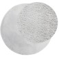 vidaXL Alfombra de pelo corto suave lavable HUARTE gris Ø 100 cm vidaXL Alfombra de pelo corto suave lavable HUARTE gris Ø 100 cm