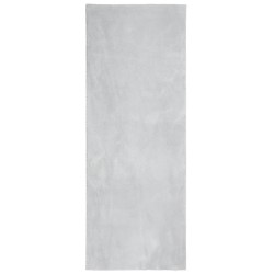 vidaXL Alfombra de pelo corto suave lavable HUARTE gris 80x200 cm