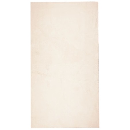 vidaXL Alfombra de pelo corto suave lavable HUARTE beige 60x110 cm