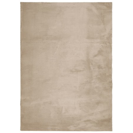 vidaXL Alfombra de pelo corto suave lavable HUARTE arena 240x340 cm