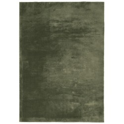 vidaXL Alfombra pelo corto suave lavable HUARTE verde bosque 200x280cm