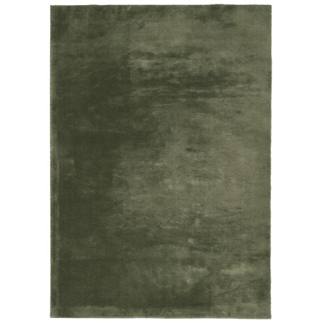 vidaXL Alfombra pelo corto suave lavable HUARTE verde bosque 200x280cm