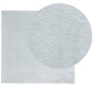 vidaXL Alfombra de pelo corto suave lavable HUARTE azul 160x160 cm