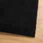 vidaXL Alfombra de pelo corto suave lavable HUARTE negro 120x170 cm