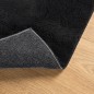 vidaXL Alfombra de pelo corto suave lavable HUARTE negro 120x170 cm