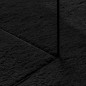 vidaXL Alfombra de pelo corto suave lavable HUARTE negro 120x170 cm