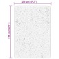 vidaXL Alfombra de pelo corto suave lavable HUARTE negro 120x170 cm