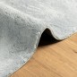 vidaXL Alfombra de pelo corto suave lavable HUARTE azul 200x200 cm