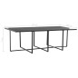 vidaXL Set comedor de jardín 9 piezas y cojines ratán sintético negro vidaXL Set comedor de jardín 9 piezas y cojines ratán sintético negro