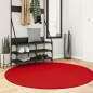 vidaXL Alfombra de pelo corto suave lavable HUARTE rojo Ø 160 cm vidaXL Alfombra de pelo corto suave lavable HUARTE rojo Ø 160 cm